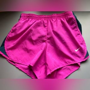 Pinkish purpleish nike dri fit shorts